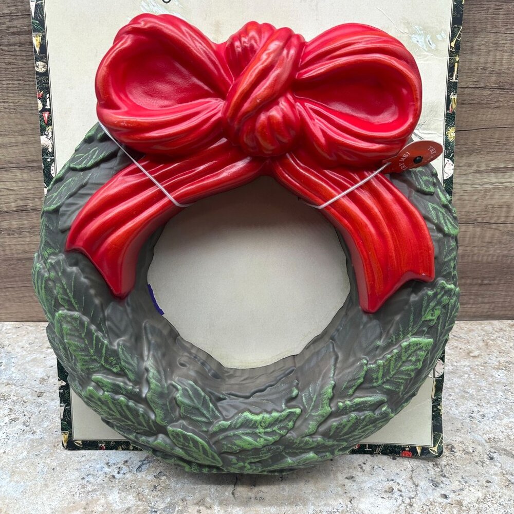 John Derian for Target LED Holiday Wreath Red Bow Christmas Decor Holiday - Picture 4 of 10